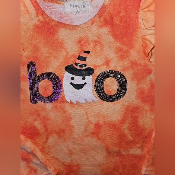 Girls Size 7 Long Sleeve Halloween Shirt - Picture 1 of 7
